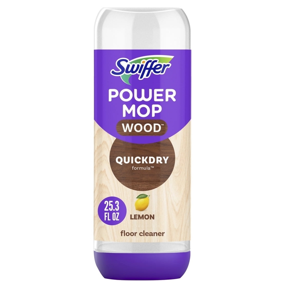 2 Pack Swiffer Power Mop Wood Floor Cleaner - Purple